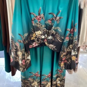 stunning floral kimono-style dress_Vintage vogue