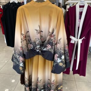 stunning floral kimono-style dress_vintagevogue